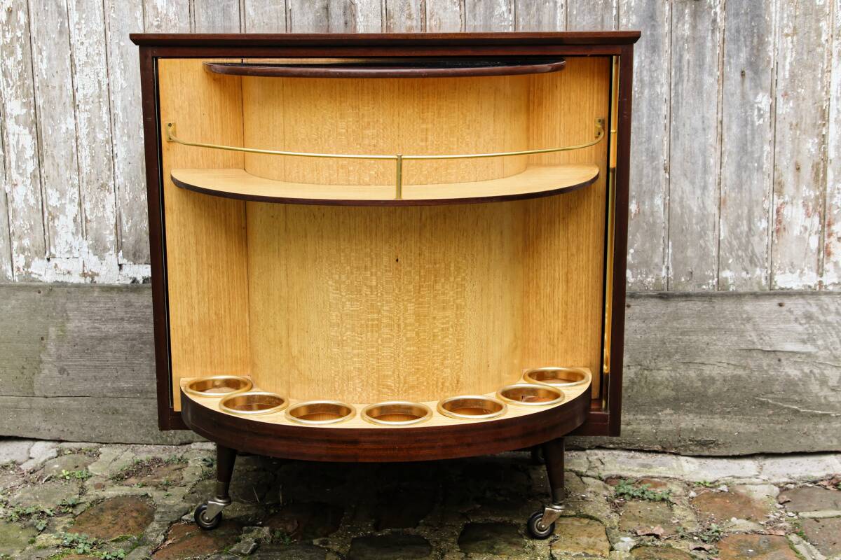 Swivel bar cabinet, 60s
