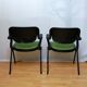 Pair of green armchairs Models Vertebra by Giancarlo Piretti for Castelli 1976