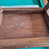 Worker's table - In mahogany and mahogany veneer - Charles X or Restoration period - circa 1830