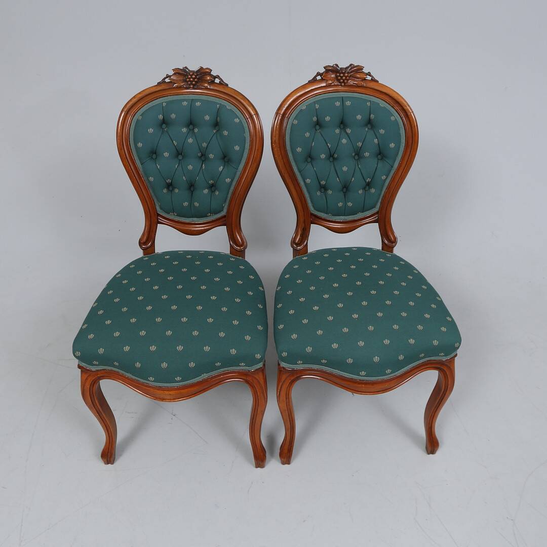 Pair of Neo-Rococo Chairs — Late 19th Century — Classic Salon Elegance