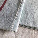 Antique cloth in pure aqua tinted linen