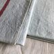 Antique cloth in pure aqua tinted linen