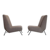 Set of two Italian design armchairs from the 1950s