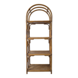 Vintage rattan shelf