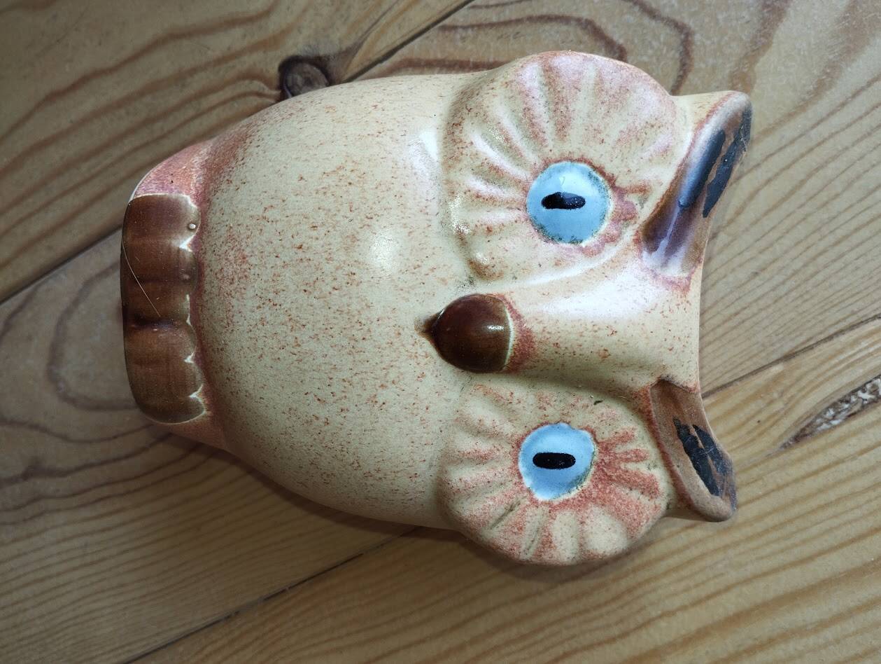 Owl vase in ceramic from Vallauris – 1960s-1970s