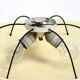 Extremely rare large round Mid Century Modern fiberglass ceiling lamp | Ø 5