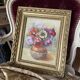 Framed flower painting of anemones