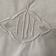Pair of antique MM embroidered pillowcases