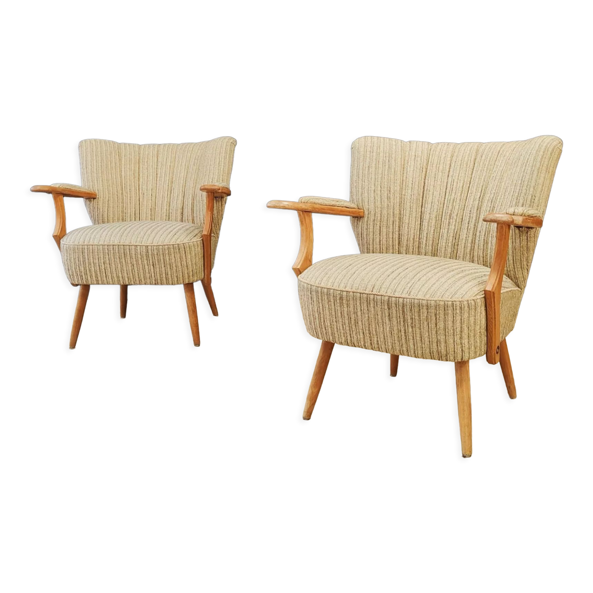 Two mid century armchairs 1960