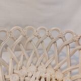 Old woven ceramic basket - Maison Pichon - Uzès 1960