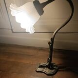 Art Deco gooseneck lamp