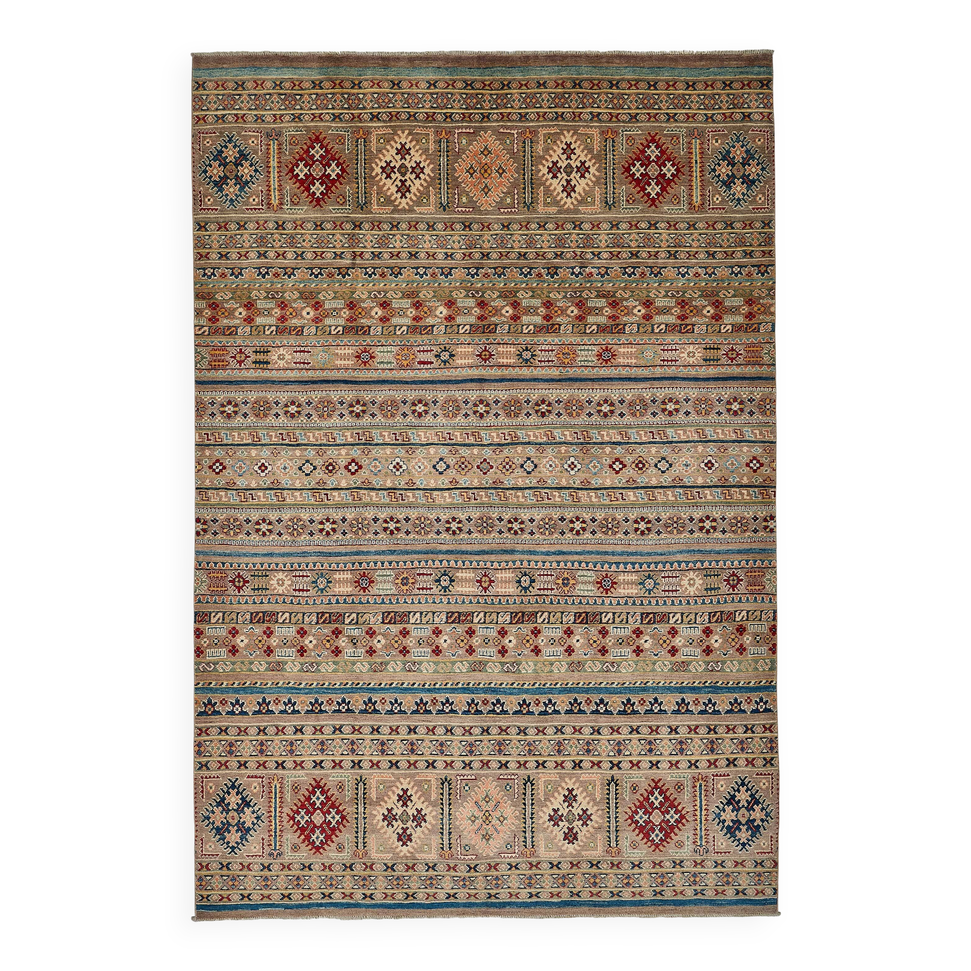 Turkish Handknotted Wool Oushak Rug 200 cm x 296 cm