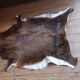 Cowhide rug, vintage from the 1980s. Handmade, made by me.