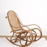 Rocking chair, curved wood