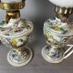 Pair Portuguese porcelain table lamps limited numbered by Alconaca