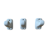 Vintage ceramic hooks