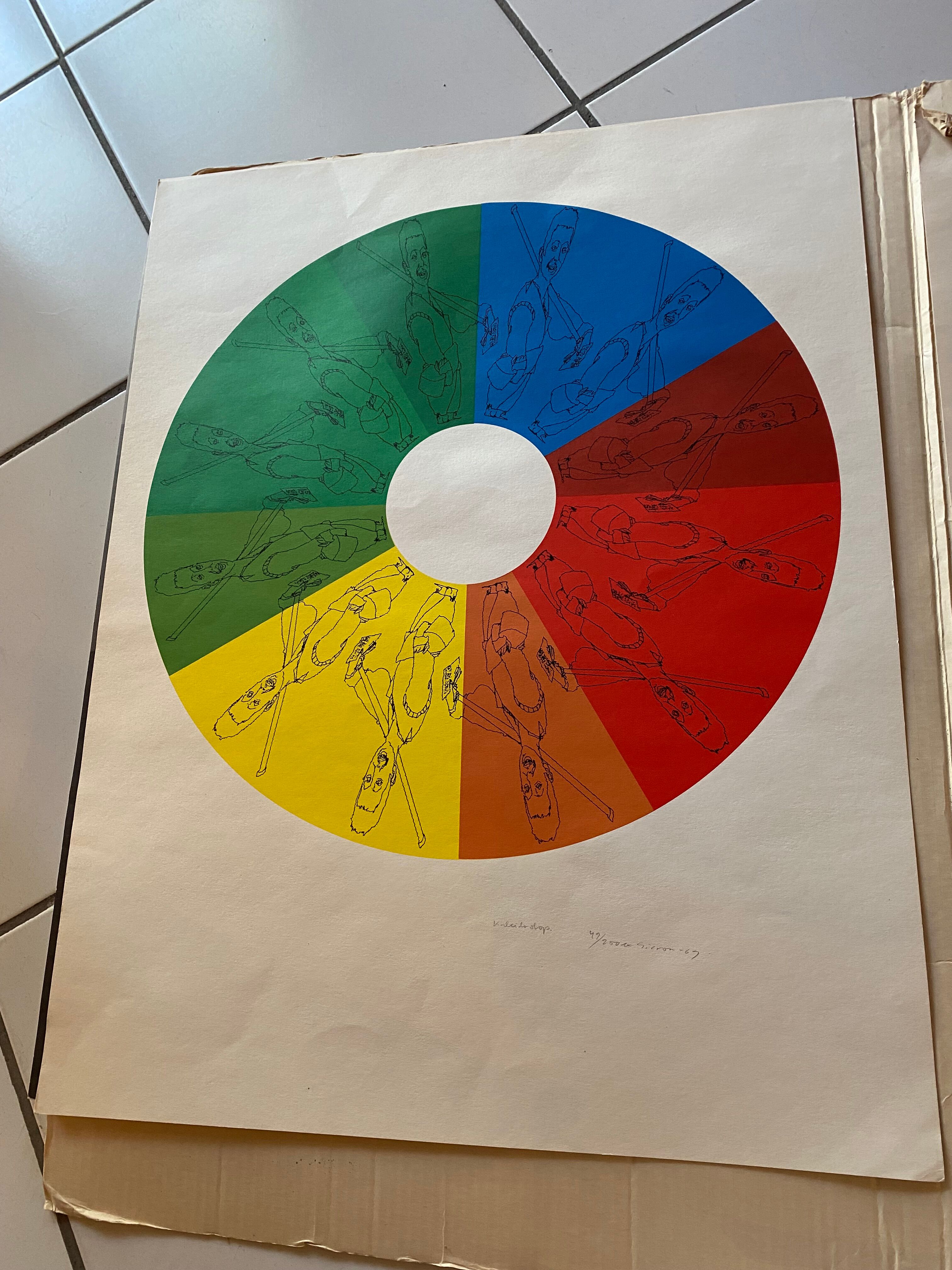 Finnish screen printing Gosta Gierow 1970s