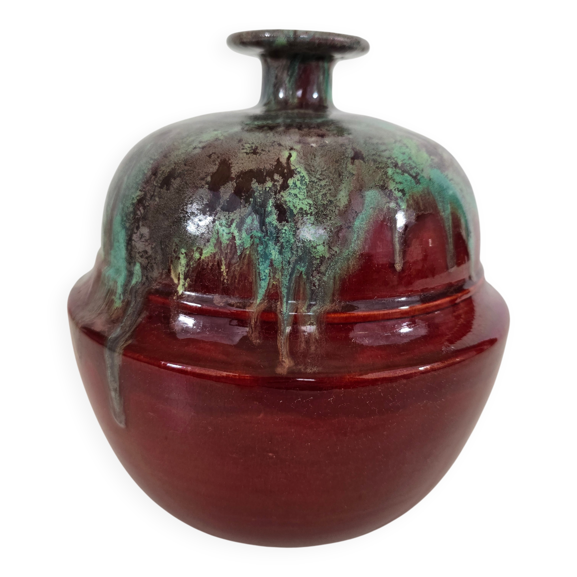 Vase cab – art ceramics of bordeaux, model 4835, circa 1930-1940
