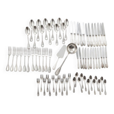 72-piece silver-plated cutlery set 100 Saint-Médard, with box