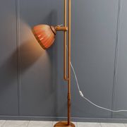 Hans agne Jakobsson wood floor lamp 1960s