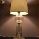 Lampe See Delmas en laiton et verre