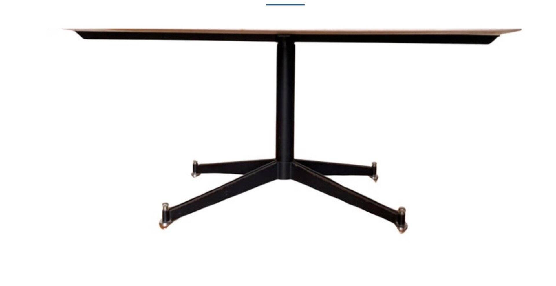 Table à manger T2 en marbre blanc attribuée à Ignazio Gardella pour Azucena, années 1950