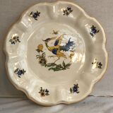 Old plate moustiers ceramics