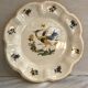 Old plate moustiers ceramics