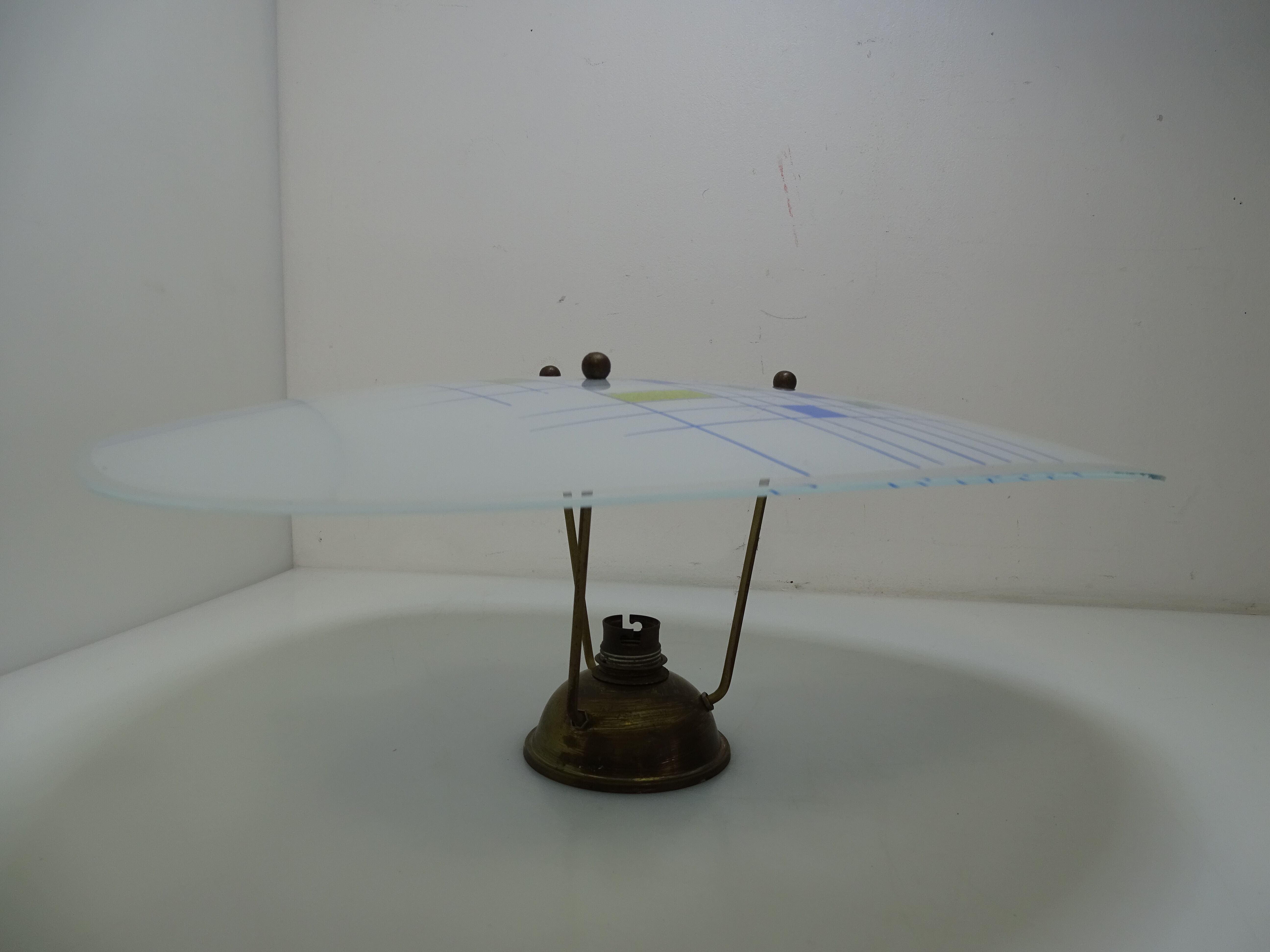 Lustre suspension 1950 space age atomic vintage design