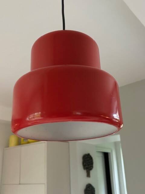 2 suspensions "Poker" de Jo Hammerborg- Danemark années 70