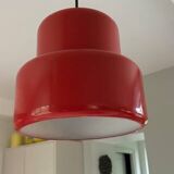 2 "Poker" pendant lights by Jo Hammerborg - Denmark 1970s