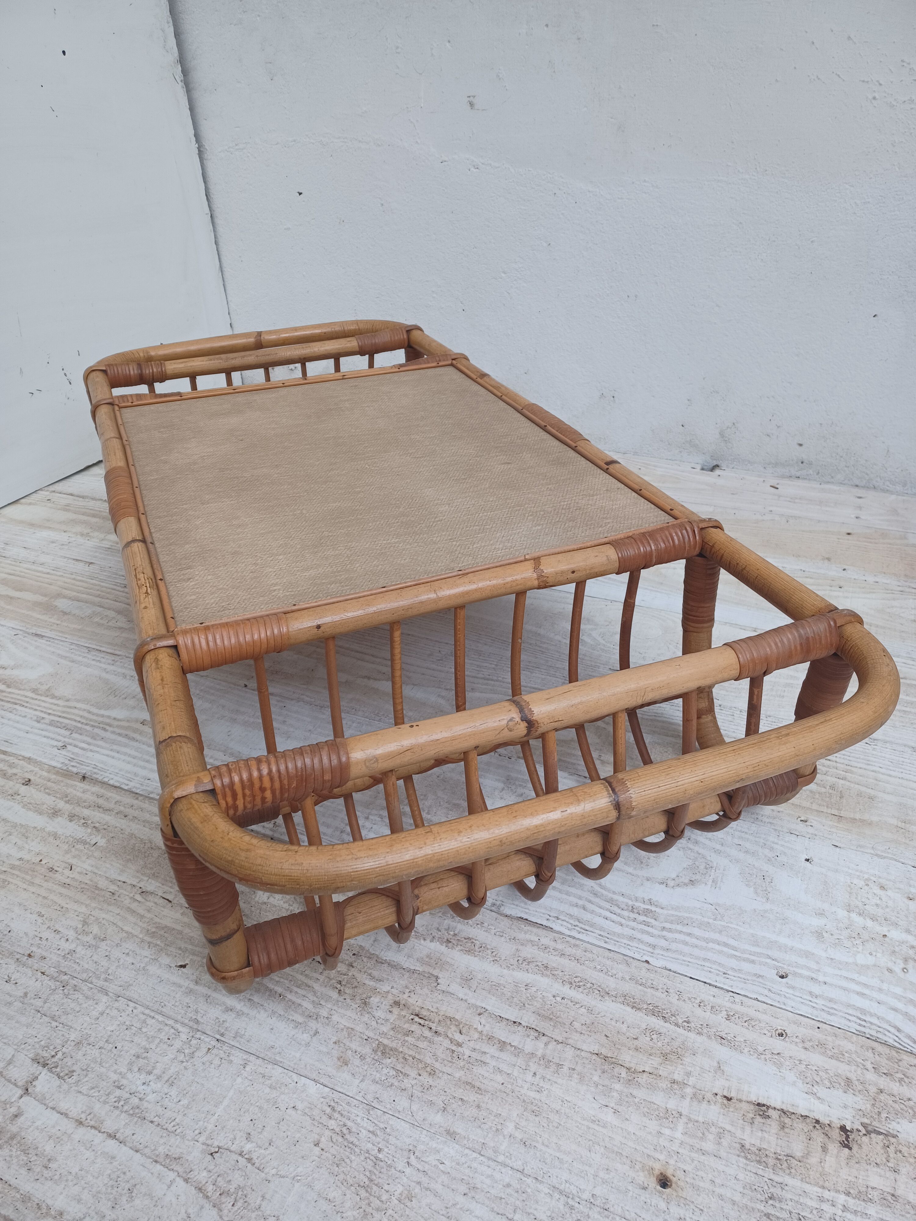 Rattan coffee table
