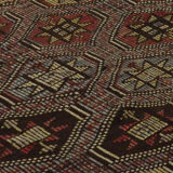Anatolian handmade kilim rug 243 cm x 185 cm