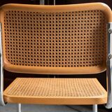 Set of 7 'Cesca' dining chairs by Marcel Breuer.