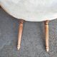 Pair of armchairs old medallion style louis xvi