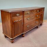 Victorian chest of drawers 19th in mahogany