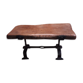 Coffee table in iron forge