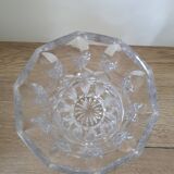 Chiseled crystal vase - in perfect condition, without any chips