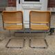 paire de chaises cannées  Breuer cesca B32