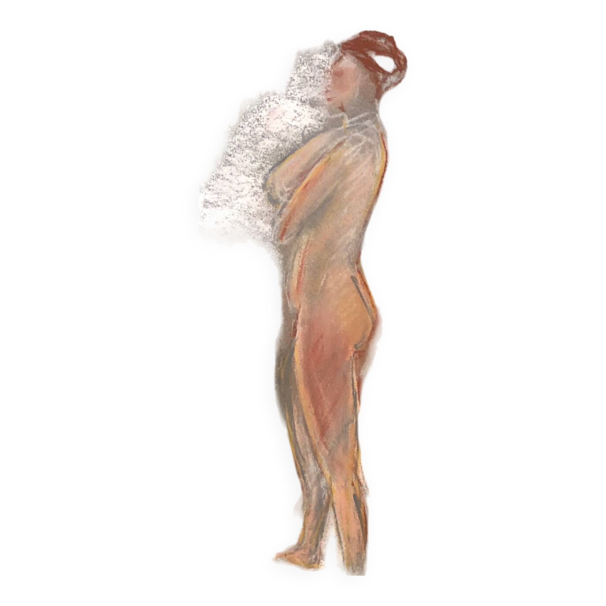 Illustration "Nu coloré 1"