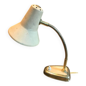 Petite lampe de bureau en métal années 50