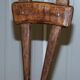 French nursing chair hand-carved in chestnut around 1760