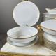 45-piece table service in Limoges porcelain, 20th century