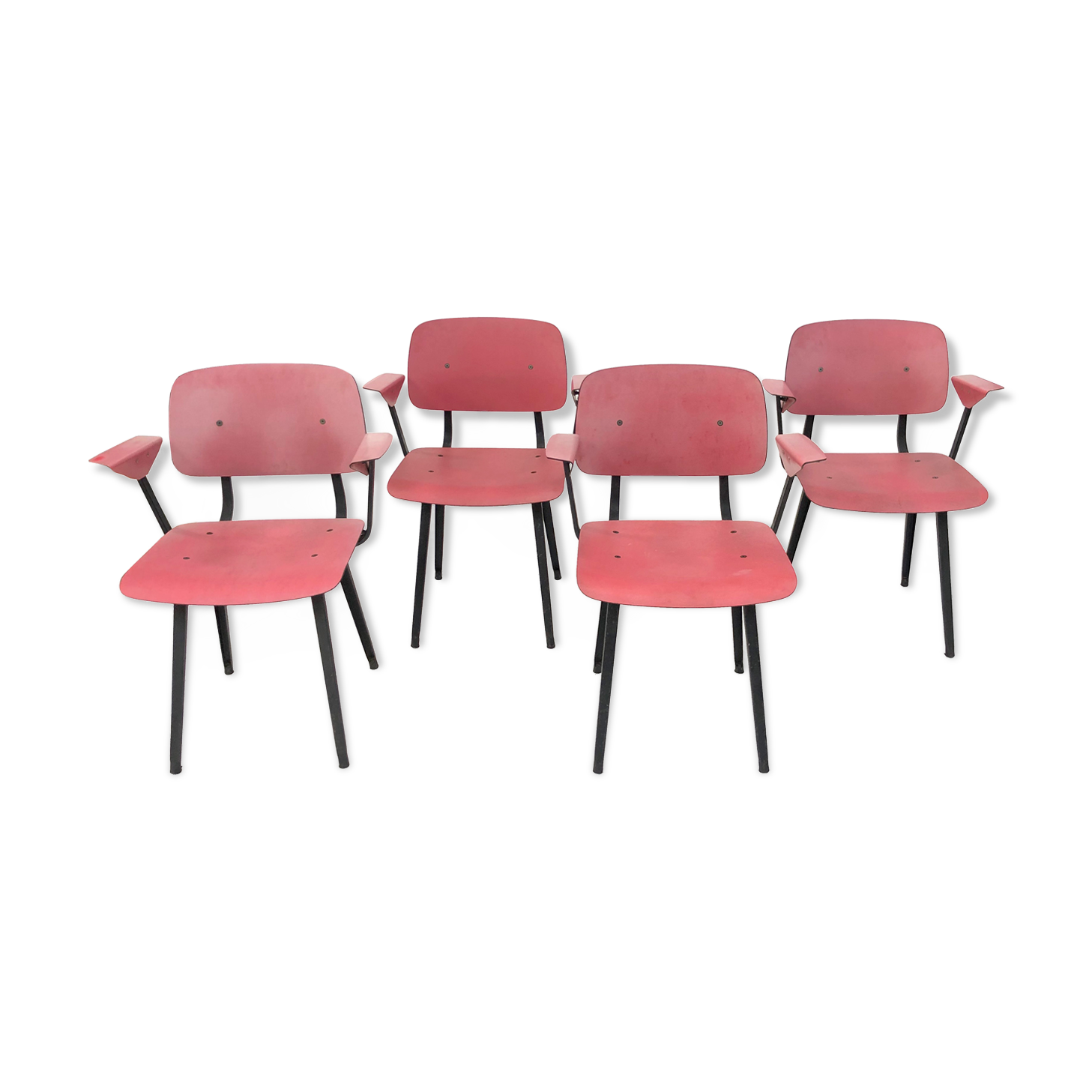 Lot of 4 chairs Friso Kramer model Revolt