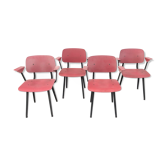 Lot de 4 chaises modèle Revolt de Friso Kramer