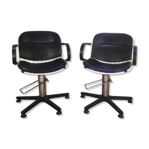 Paire de fauteuils de coiffeur