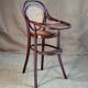 Chaise haute enfant bébé thonet 1900-1910 ca