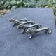 4 silver lion knife holders