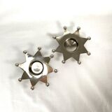 Bougeoirs Chrome