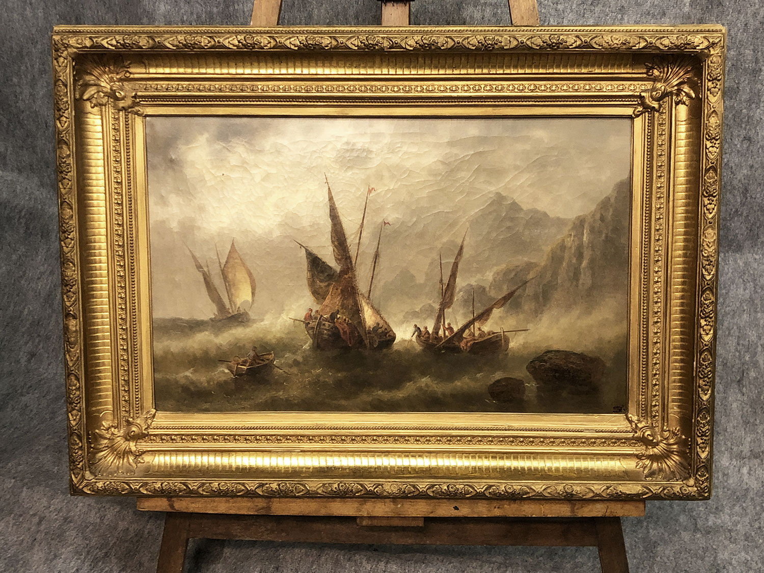 Huile sur toile XIXe siècle